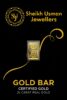 One Gram Gold Bar (SUJ) – 24K, 999.9% Pure, Sealed