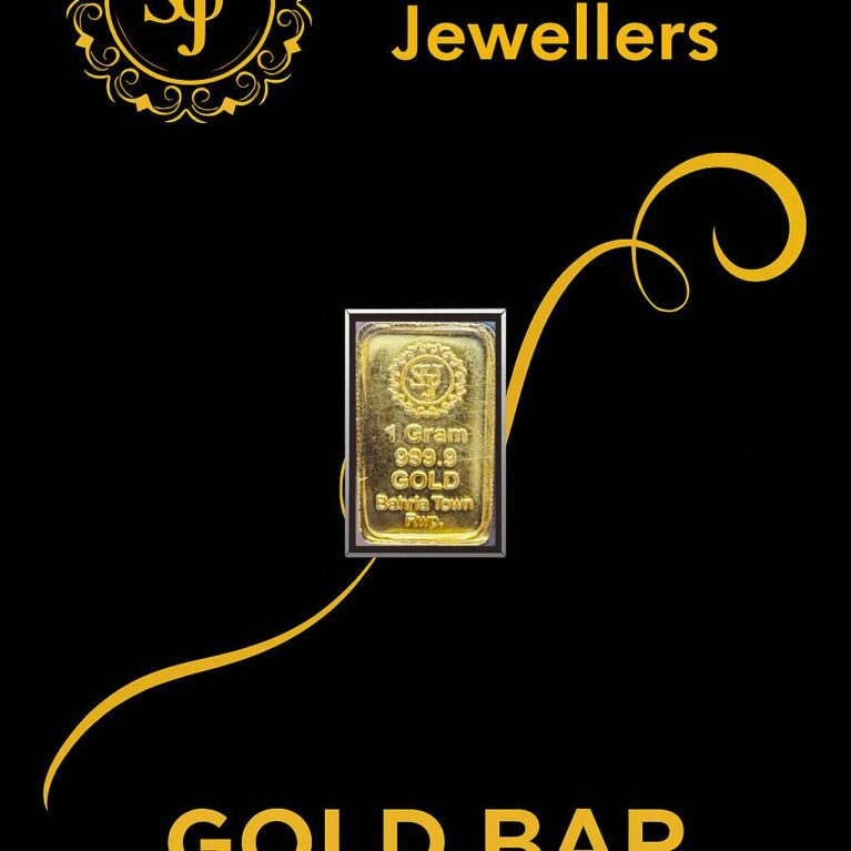 One Gram Gold Bar (SUJ) – 24K, 999.9% Pure, Sealed