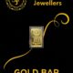 One Gram Gold Bar (SUJ) – 24K, 999.9% Pure, Sealed