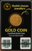 SUJ 200 Mili Gram Gold Coin – 22 Karat, Sealed