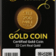 SUJ 200 Mili Gram Gold Coin – 22 Karat, Sealed