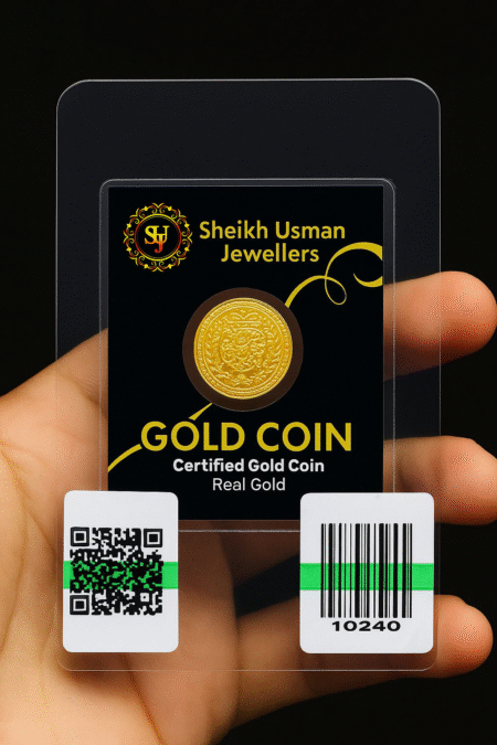 SUJ 0.5 Gram Gold Coin – 24 Karat, 999.9% Pure, Sealed