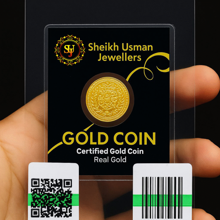 SUJ 0.5 Gram Gold Coin – 24 Karat, 999.9% Pure, Sealed