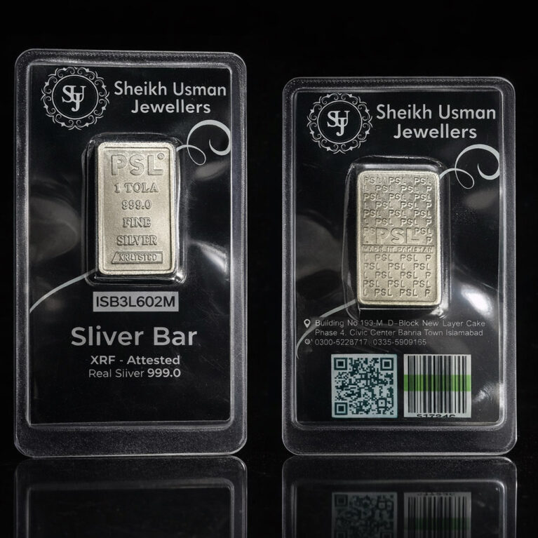 1 Tola Silver Bar 999.0% Pure