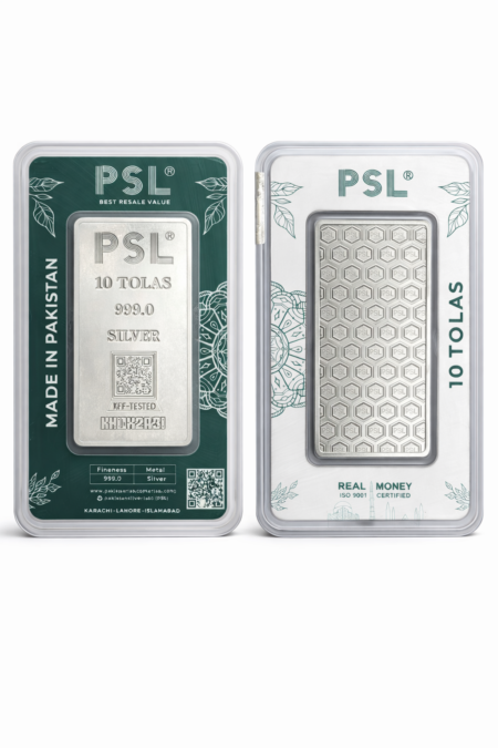 10 TOLAS (PSL QR Code Bar)-999.0%PURE
