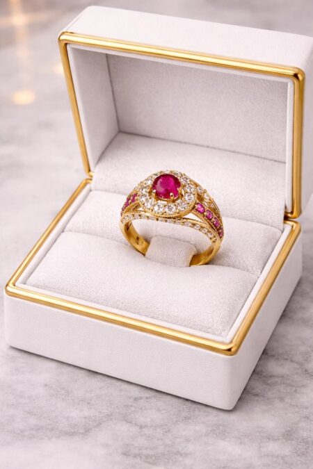 Gold Ring - 21 Karat - Weight: 3.260