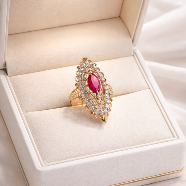 Gold Ring - 21 Karat - Weight : 3.790