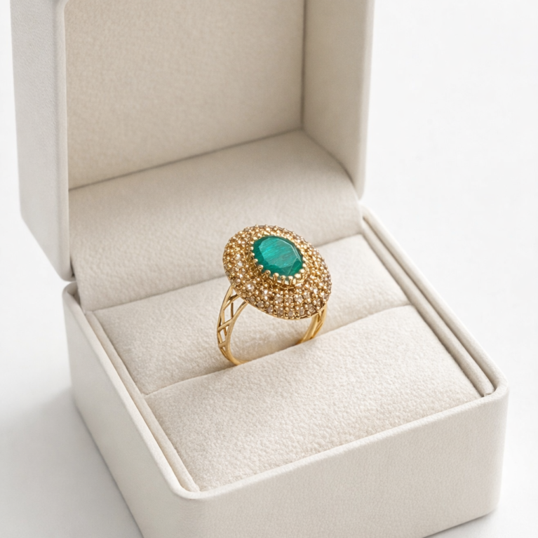Gold Ring - 21 Karat - Weight : 3.240