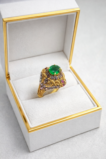 Gold Ring - 21 Karat - Weight: 3.830