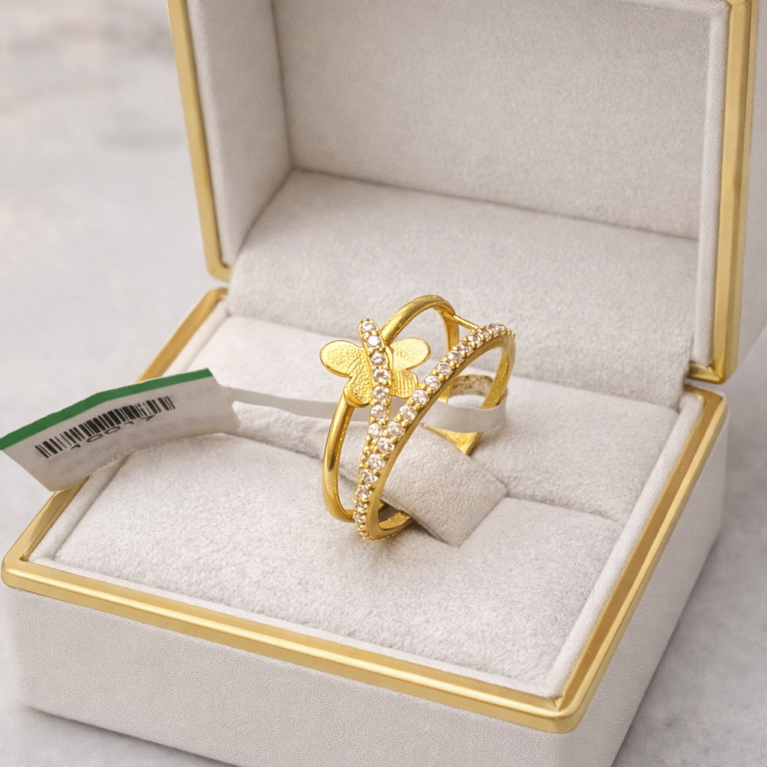 Gold Ring - 21 Karat - Weight : 2.470