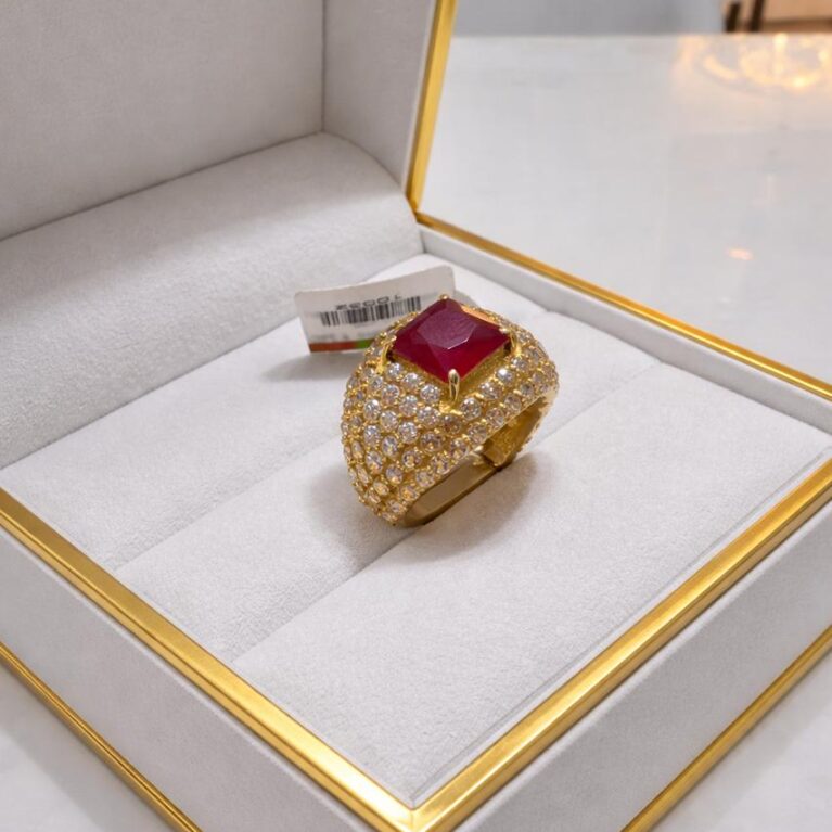 Gold Ring - 21 Karat - Weight : 4.320