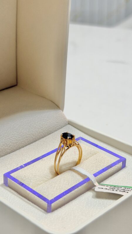Double Sided Gold Ring - 21 Karat - Weight: 2.810