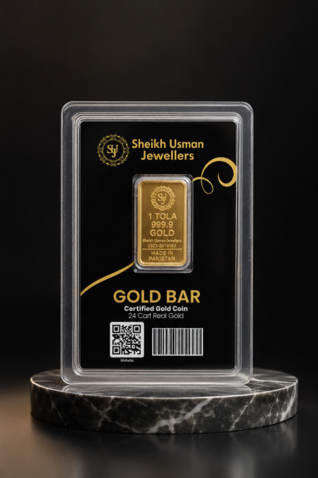 ONE Tola Gold Bar (SUJ) – 24K, 999.9% Pure, Sealed