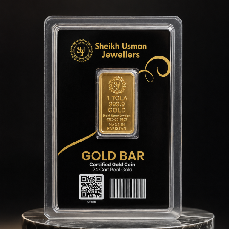 ONE Tola Gold Bar (SUJ) – 24K, 999.9% Pure, Sealed